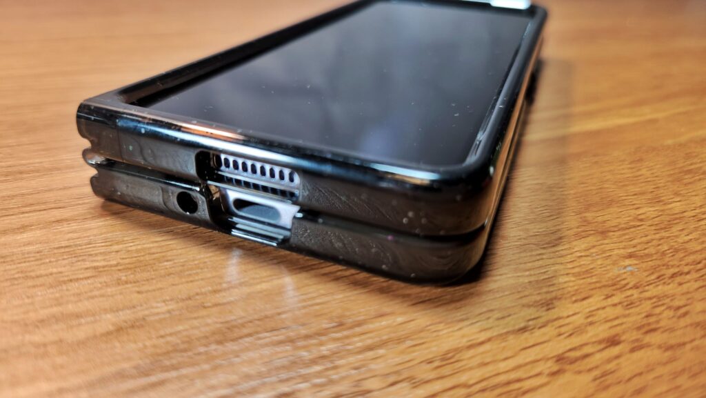 Casetify Impact Case review Galaxy Z Fold5 bottom