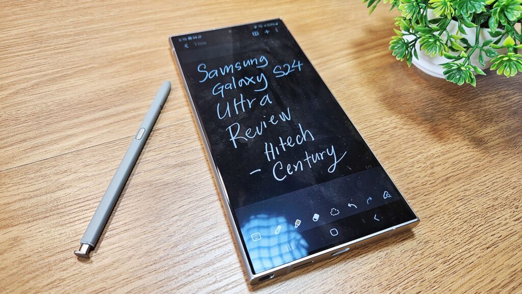 Samsung Galaxy S24 Ultra Review s pen stylus