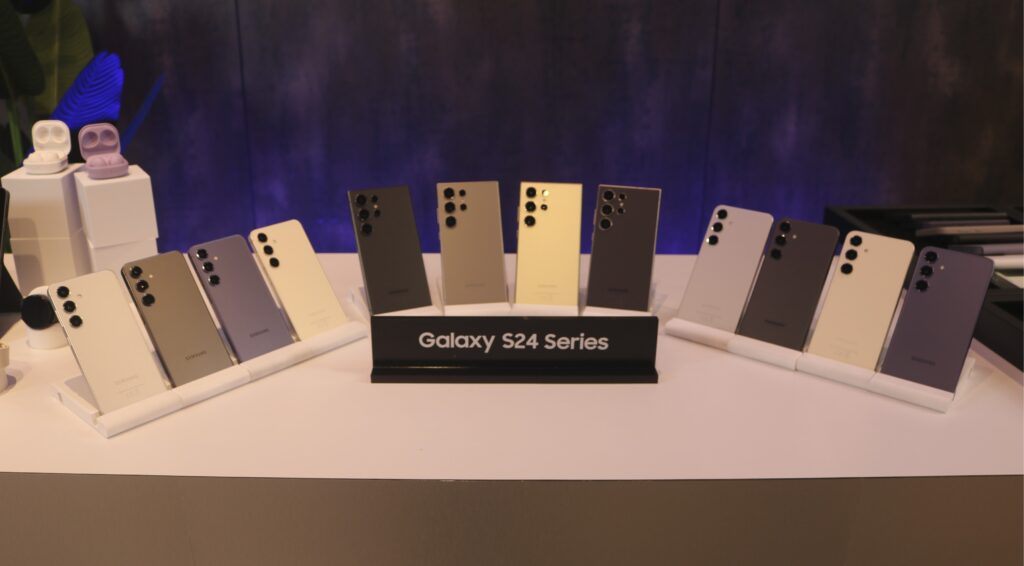 Galaxy S24 Ultra S24 and S24 Plus all colours