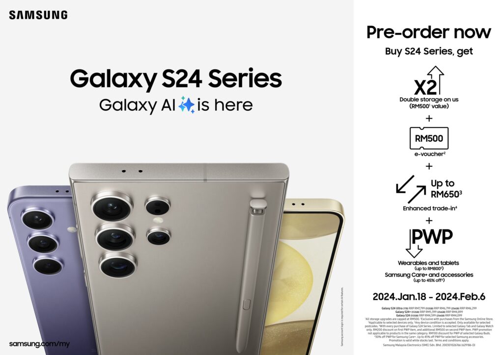 Samsung Galaxy S24 Malaysia preorder