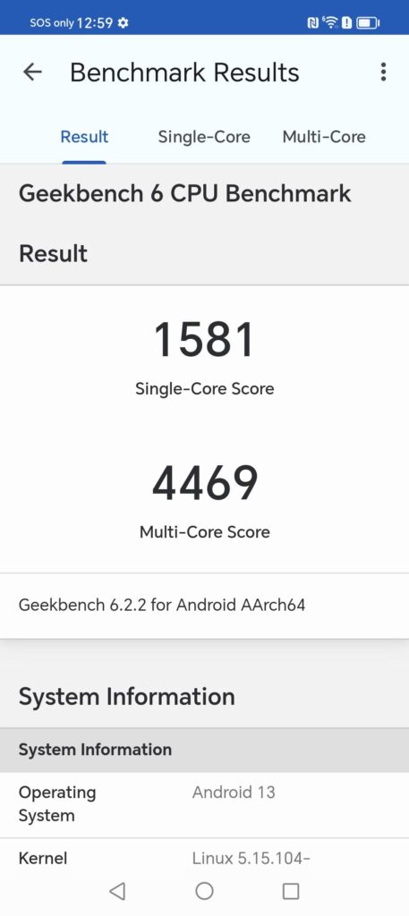 Honor Magic V2 Review geekbench 6