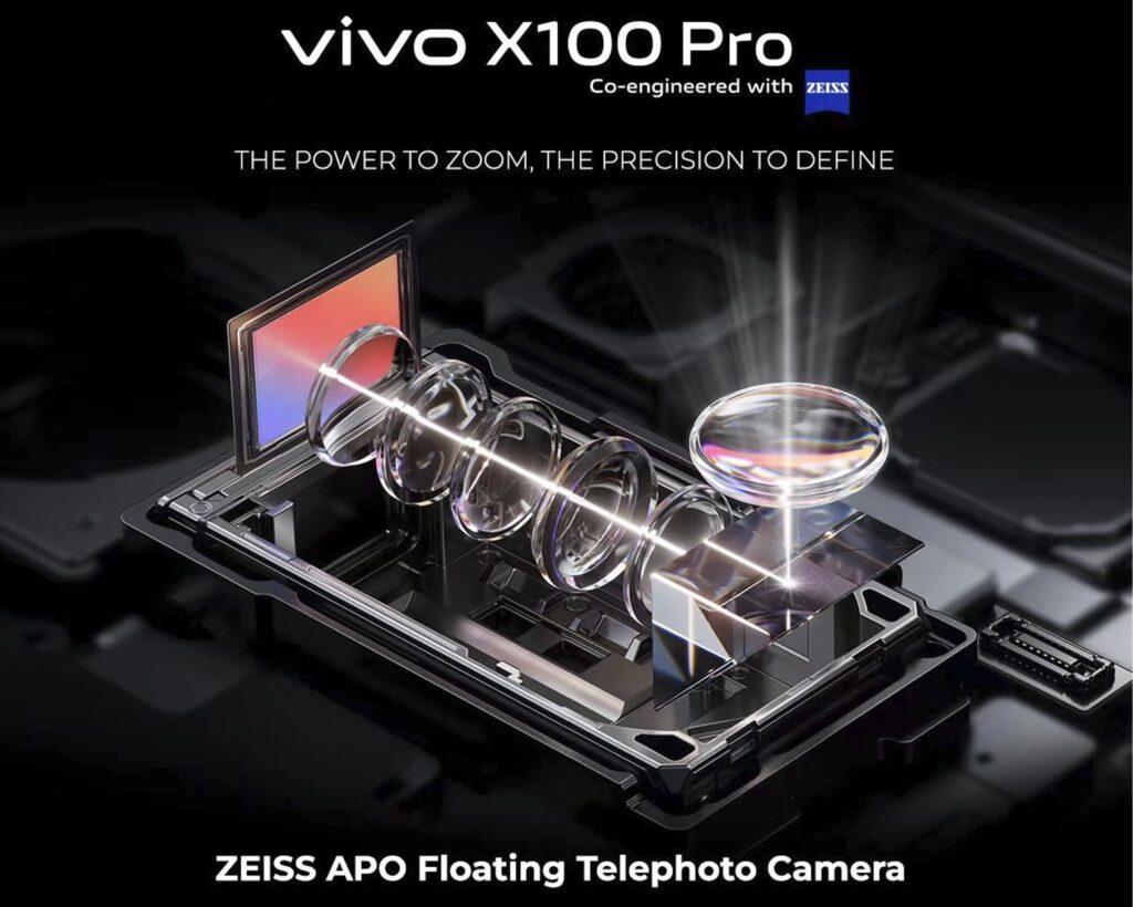 vivo x100 pro zeiss apo telephoto camera array