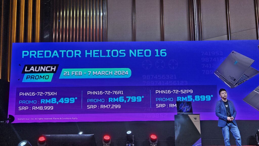Predator Helios Neo 16 promo price