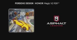 Honor teams up with Gameloft for optimised Asphalt 9 Legends on Porsche Design Honor Magic V2 RSR 7