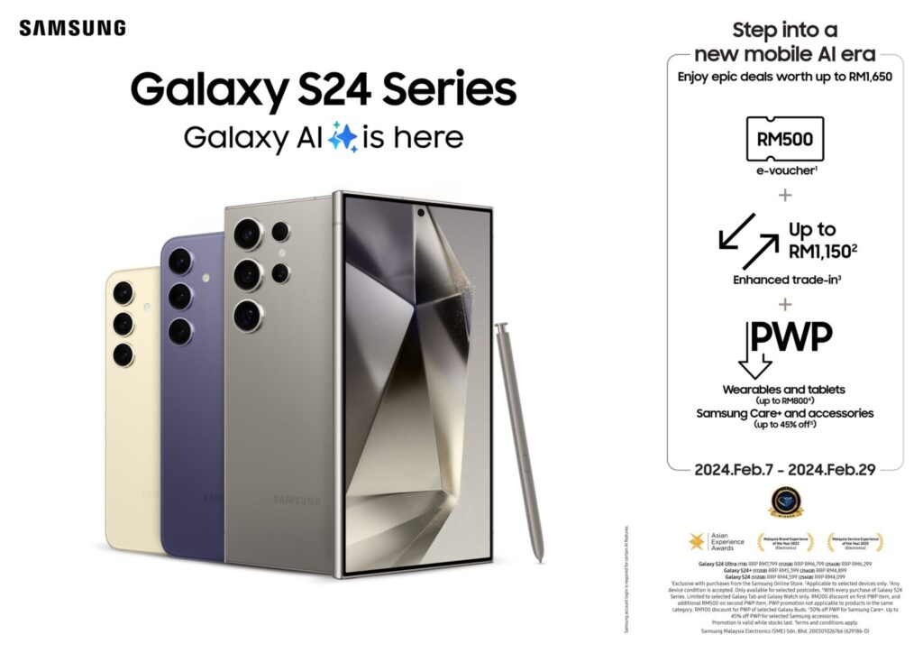 Samsung Galaxy S24 Galaxy AI Malaysia promotion 2024