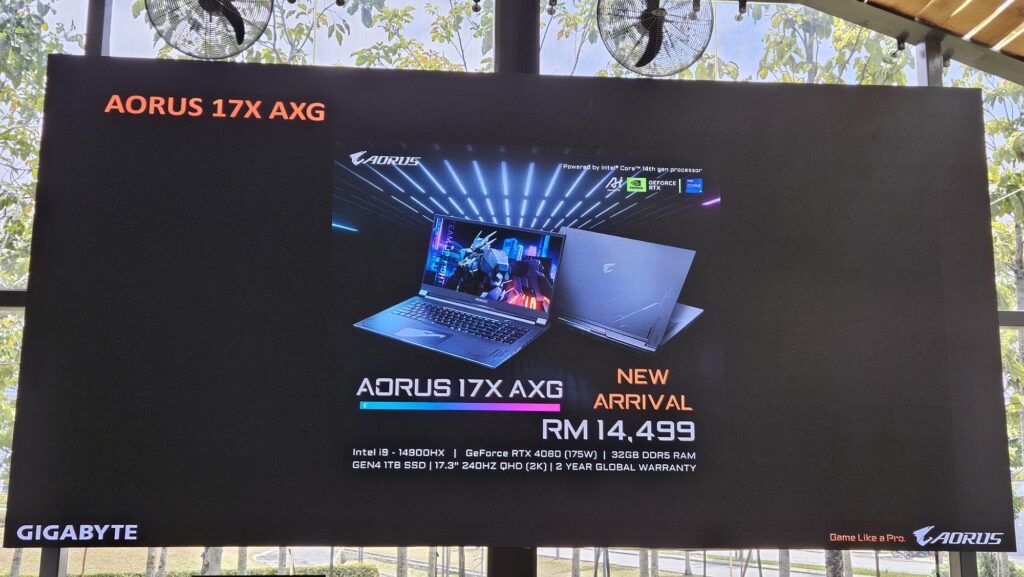 Gigabyte Aorus 17X price Malaysia