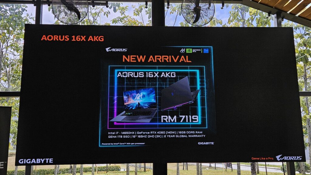 Gigabyte Aorus 16X price Malaysia 2