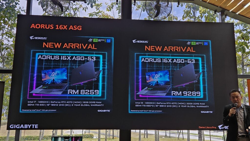 Gigabyte Aorus 16X price Malaysia