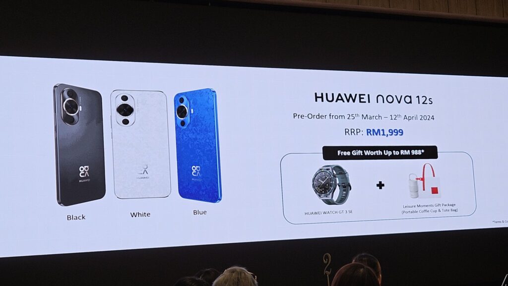Huawei nova 12s Malaysia price