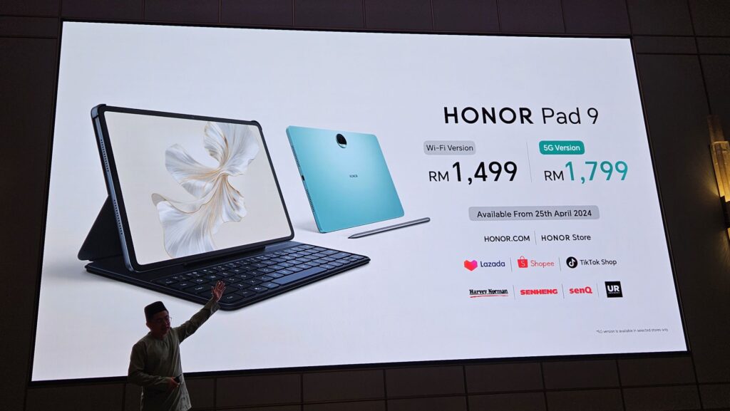 Honor Pad 9 5G price