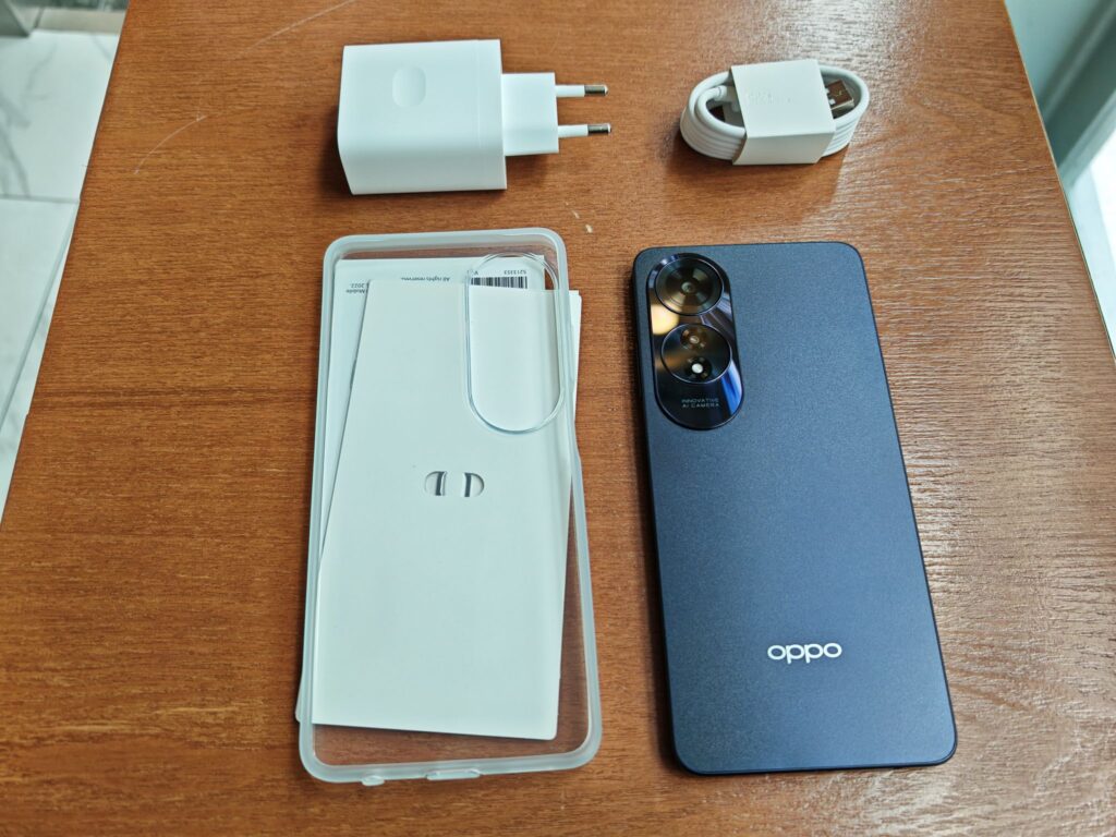 Oppo A60 Review box contents