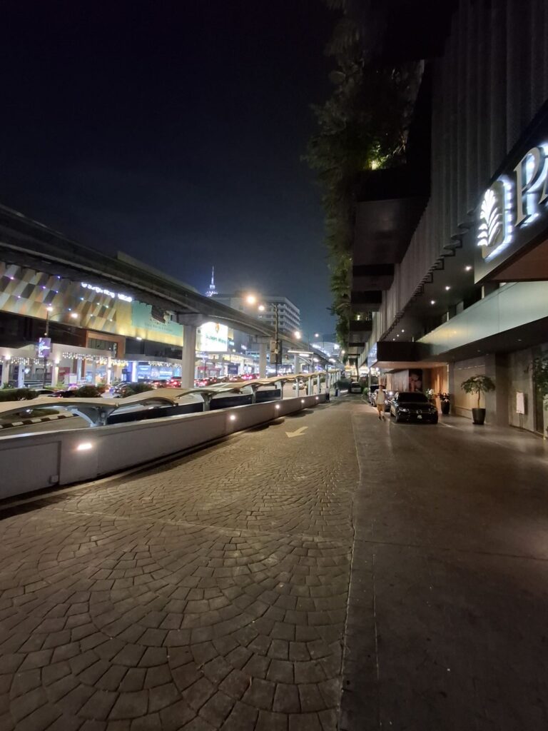 Samsung Galaxy A35 Review ultra wide urban night