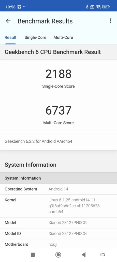Xiaomi 14 Review geekbench 6