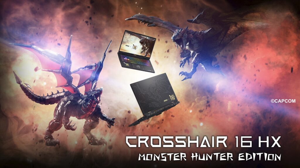 MSI Crosshair 16 HX Monster Hunter Edition art 2