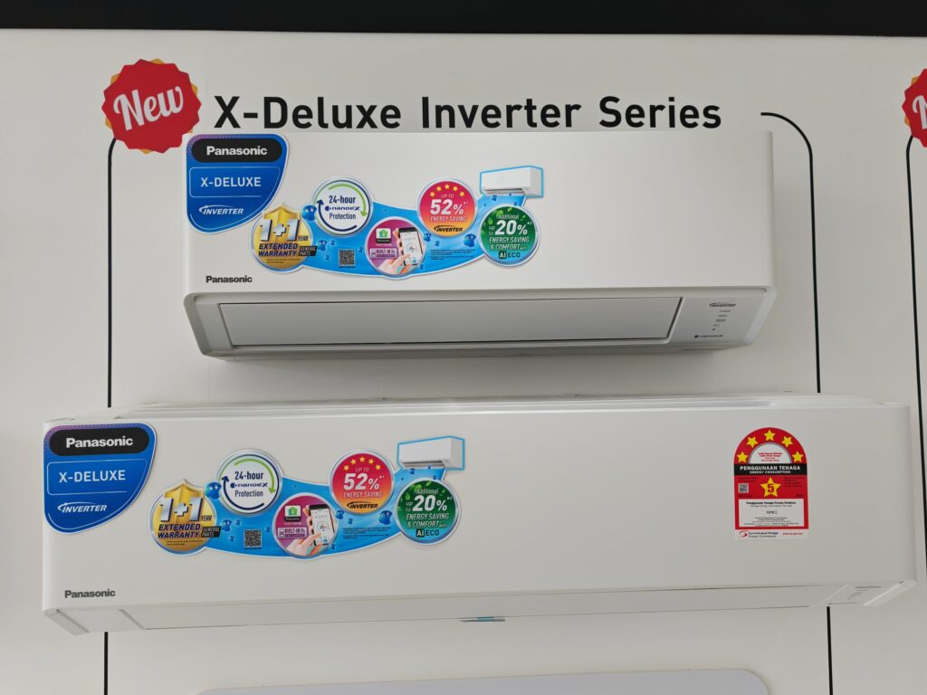 Panasonic X Deluxe Inverter Air Conditioners close up