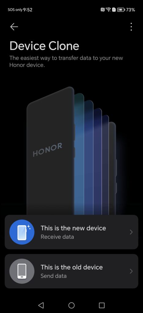 Honor magicOS device clone 2