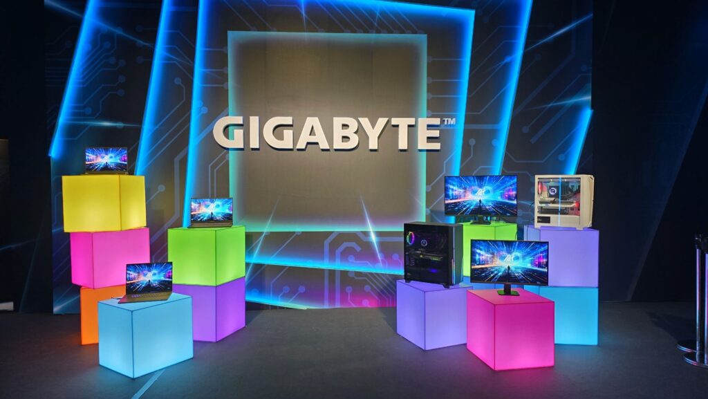 Gigabyte AI New Era Exhibition entrance