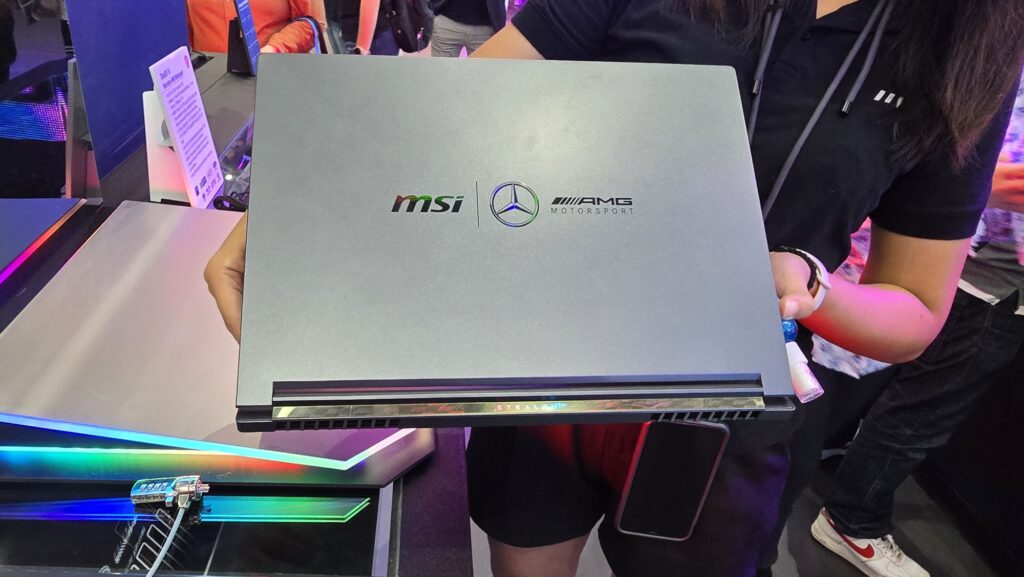MSI Stealth 16Mercedes AMG Motorsport laptop rear