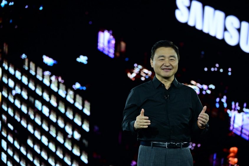 TM Roh, Samsung President and Head of Samsung Electronics MX Business at Galaxy Unpacked 2023. It is likely he will address the world at the upcoming Samsung Galaxy Unpacked Paris 2024 event