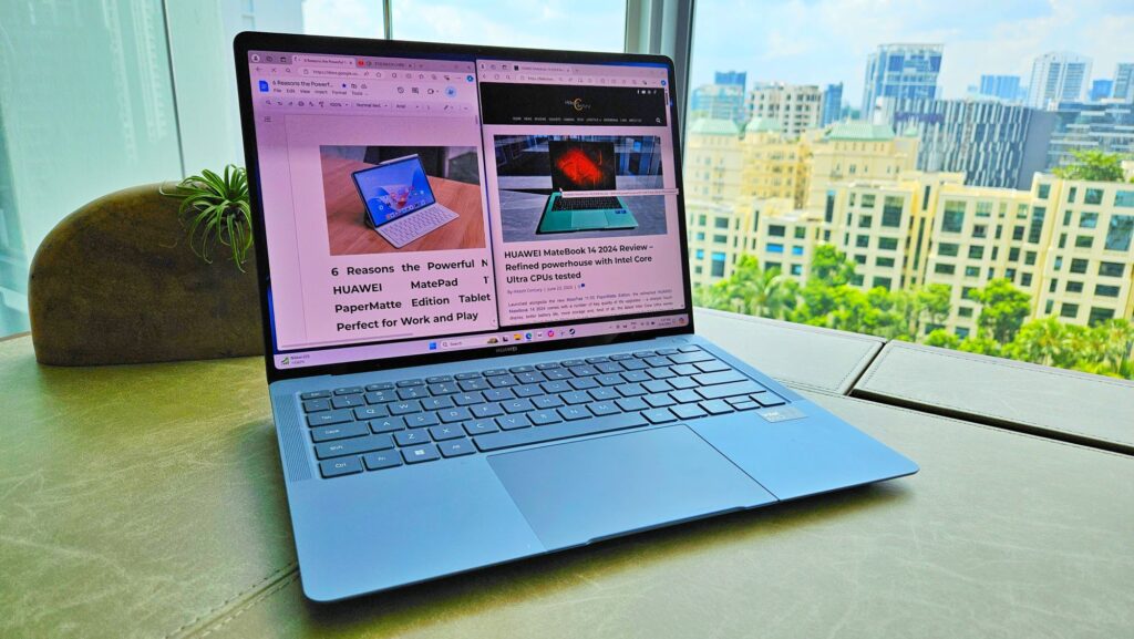 Huawei MateBook X Pro 2024 Review angled