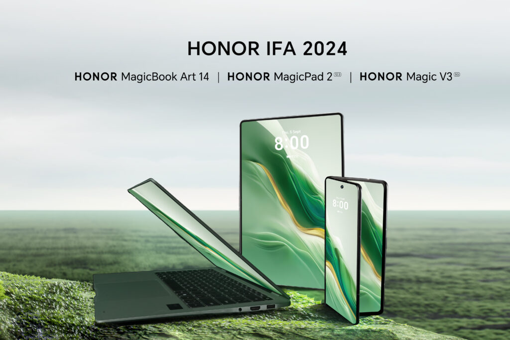 Honor IFA 2024 Magic V3 Magaicpad 2 mgaicbook art 14