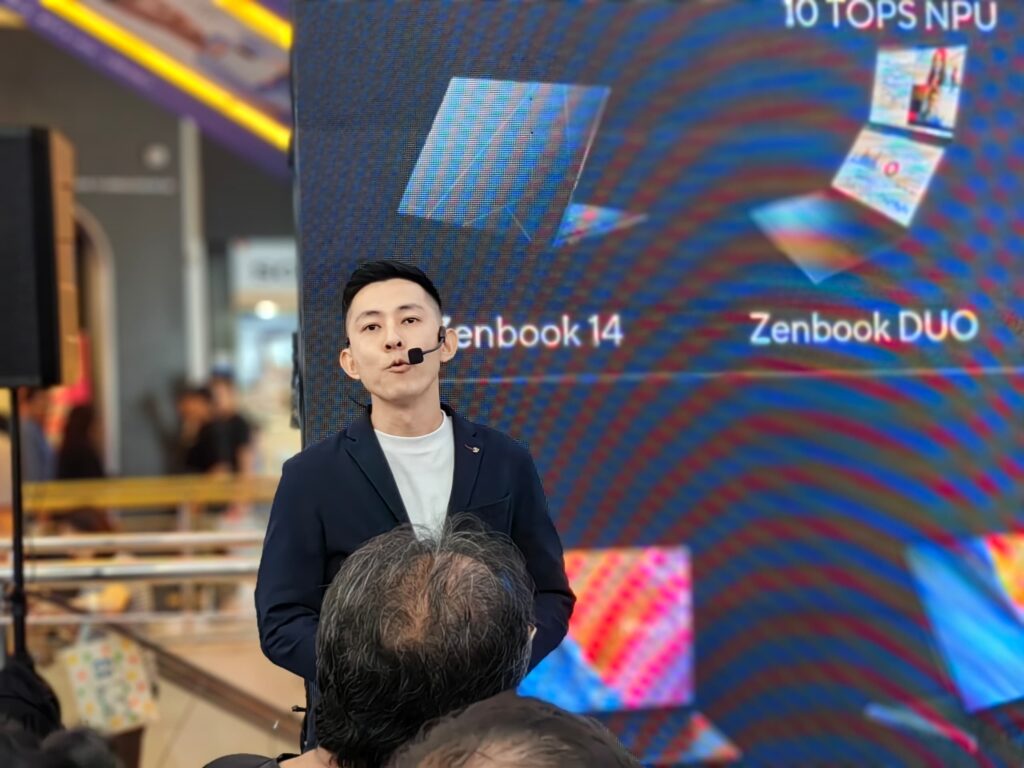 Lenny Lin of ASUS Malaysia AI PC