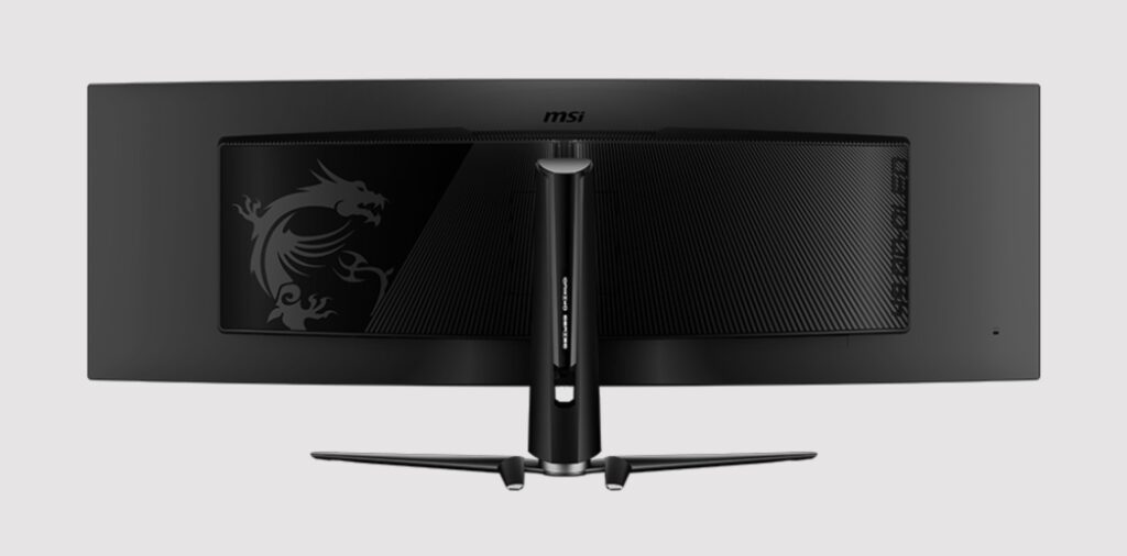 MSI MPG 491CQP QD-OLED rear