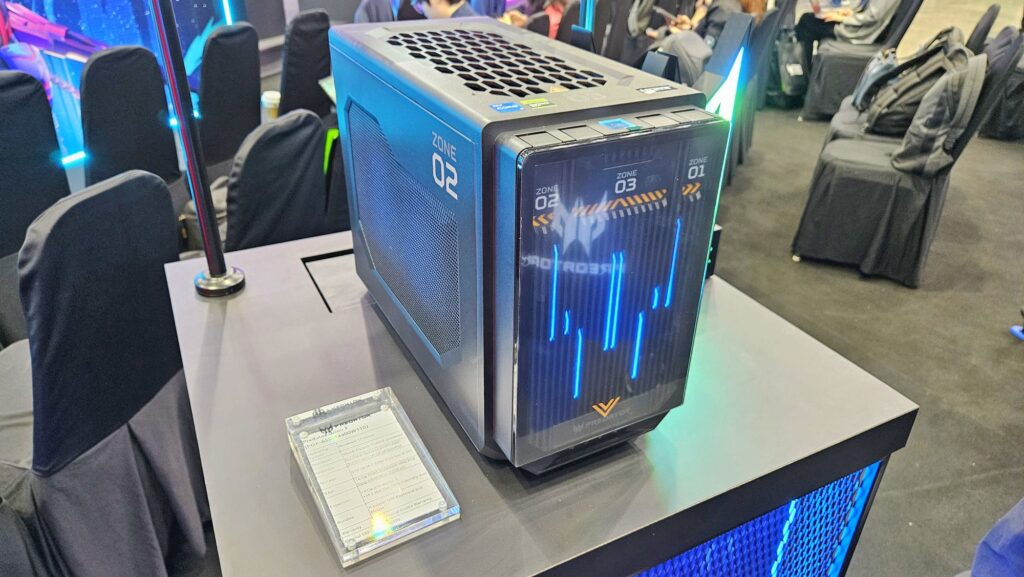 Predator Orion X gaming desktop angled Malaysia