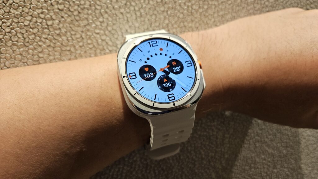 Samsung Galaxy Watch Ultra Review angled