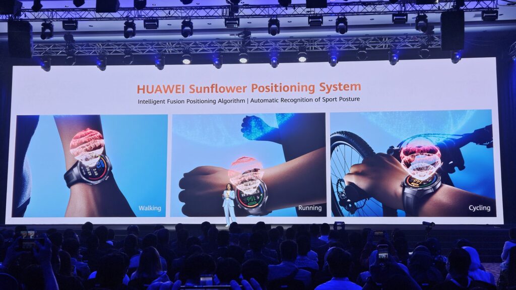 Huawei Watch GT 5 Pro sunflower positioning system