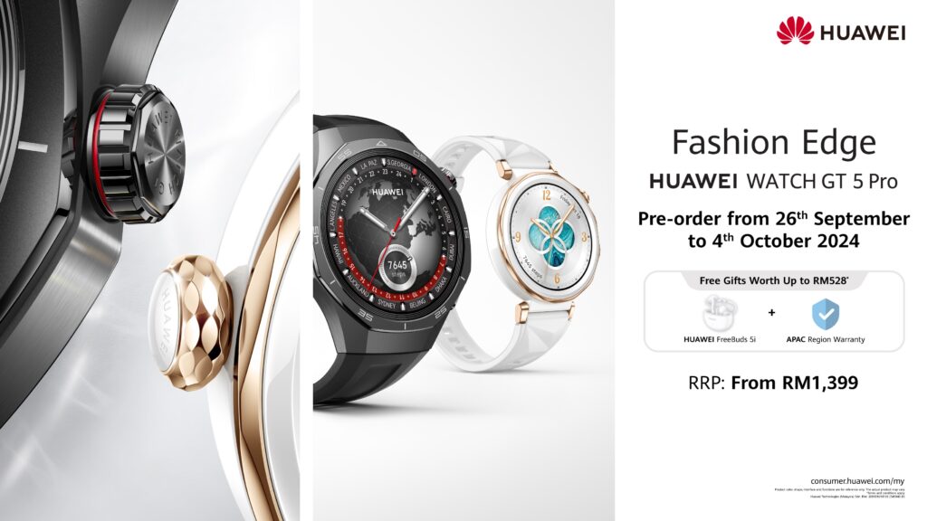 Huawei Watch GT 5 series preorder details