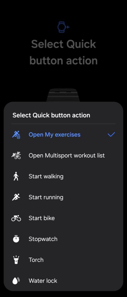 Samsung Galaxy Watch Ultra Review create quick button assignments