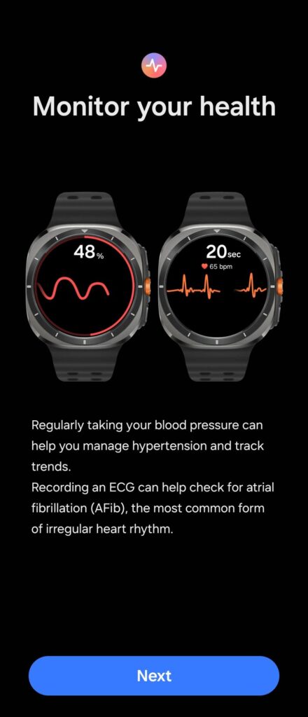 Samsung Ecosystem health wearable Watch Ultra