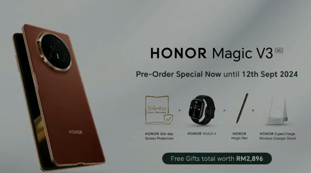 honor magic V3 free gifts