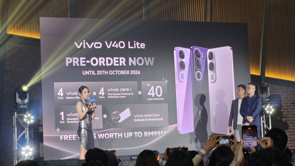 vivo V40 Lite 5G cover price preorder