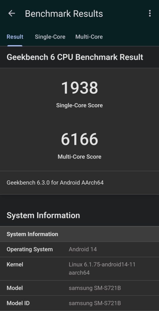 Samsung Galaxy S24 FE review _Geekbench 6_compress19