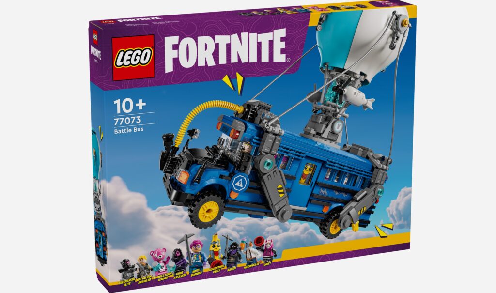 lego gaming fortnite battle bus