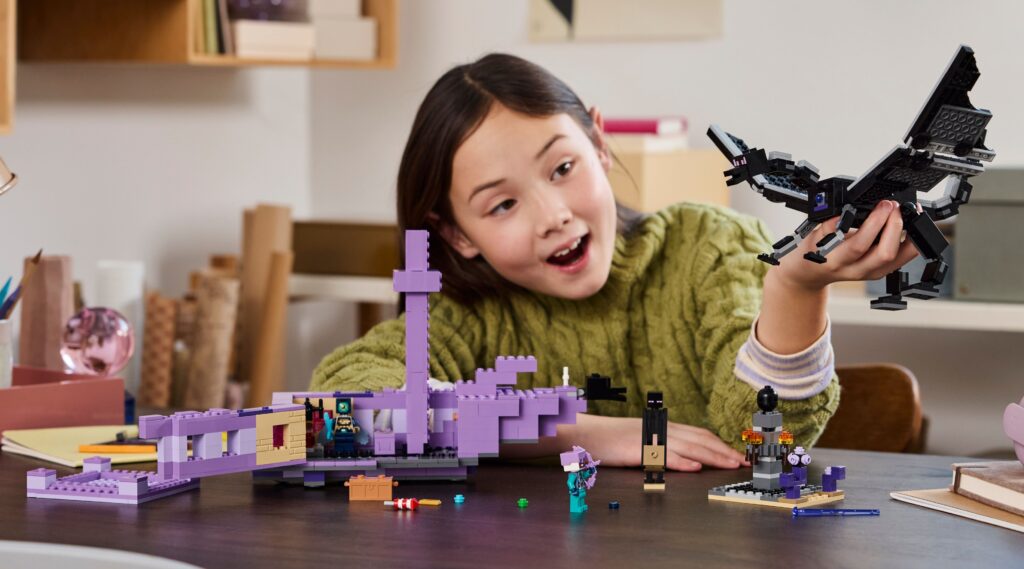 lego gaming minecraft ender dragon 2