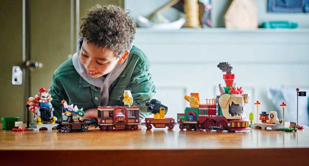 lego gaming super mario train set