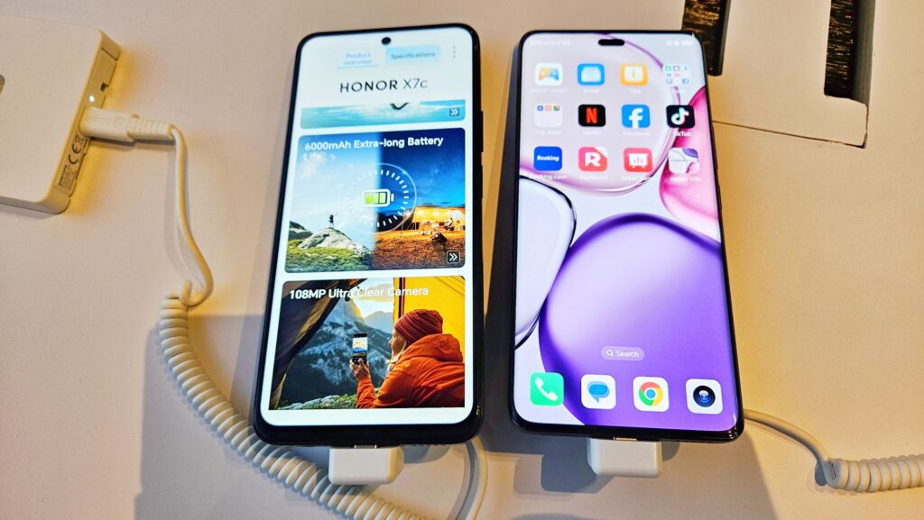 Honor X9c 5G Malaysia purple and x7c 4g 2