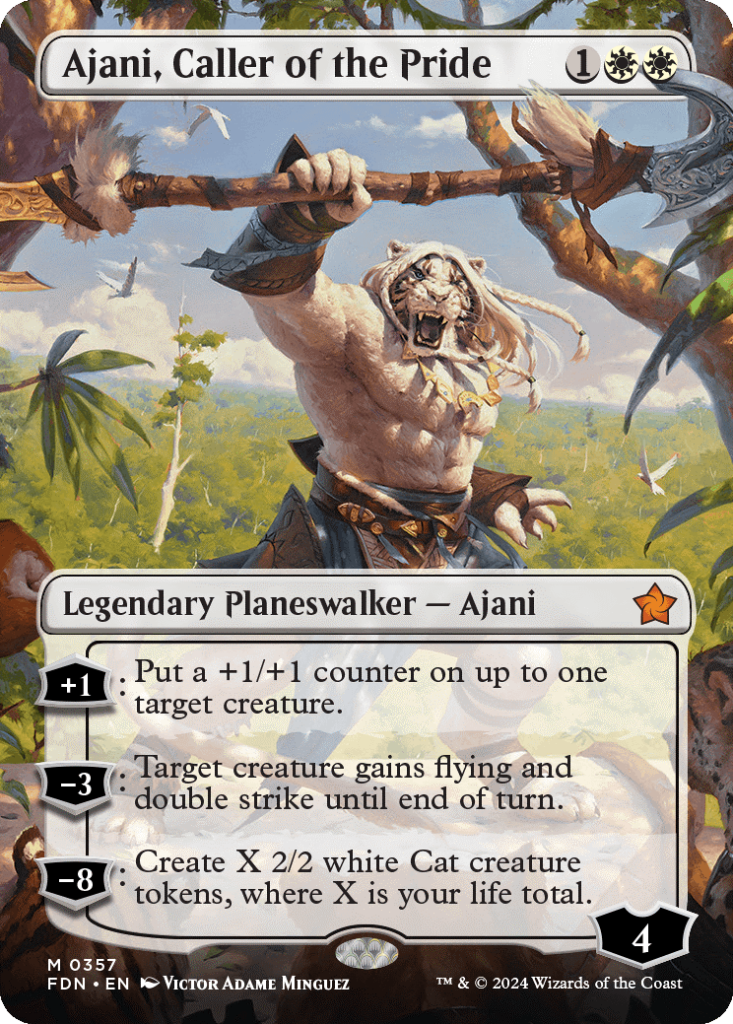 Magic the Gathering Foundations Ajani, Caller of the Pride