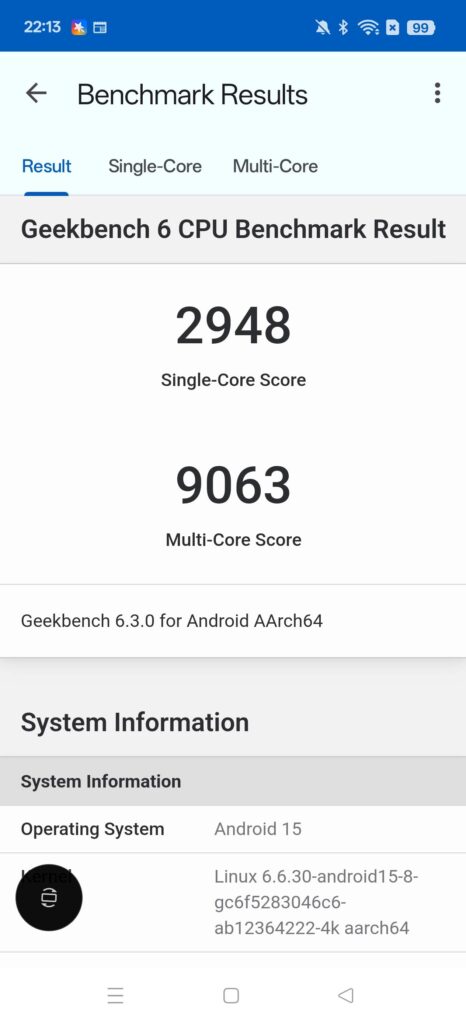 realme gt 7 pro review geekbench 6 1