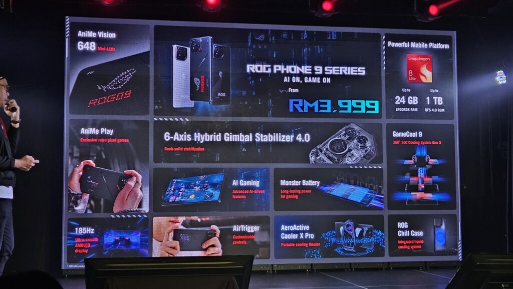 ROG Phone 9 shoulder pricing