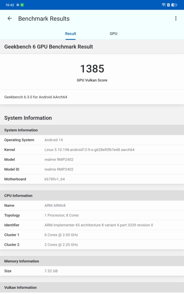 realme Buds T310 and realme Pad 2 Lite review geekbench ocl