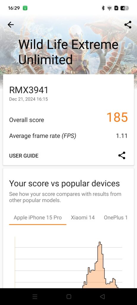 realme C75 review 3dmark