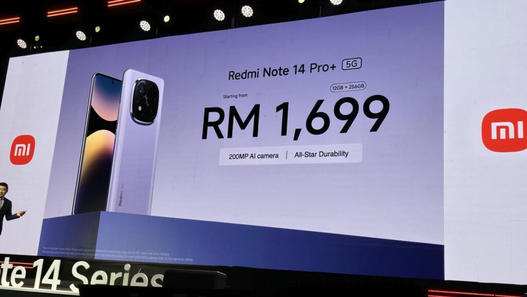 Xiaomi Redmi Note 14 Pro+ 5G price