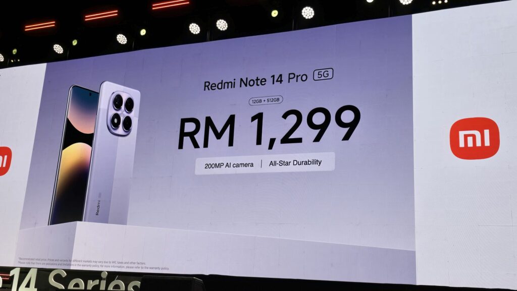 Xiaomi Redmi Note 14 Pro 5G price