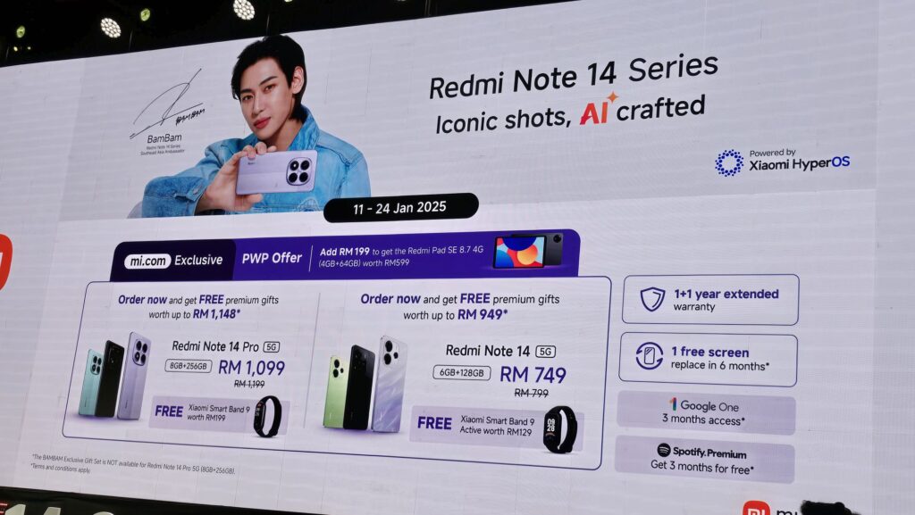 Redmi Note 14 Pro series preorder 3