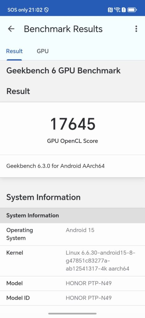 Honor Magic7 Pro Review geekbench ocl