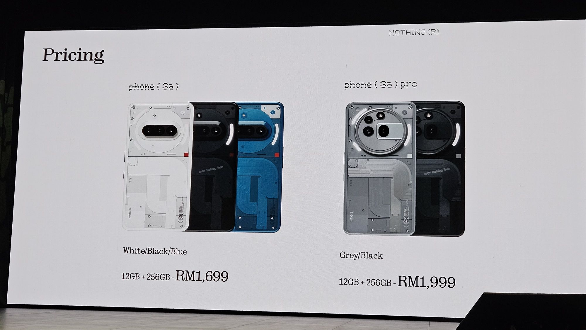 Nothing Phone 3a series launched in Malaysia; prices start from RM1,699 ...